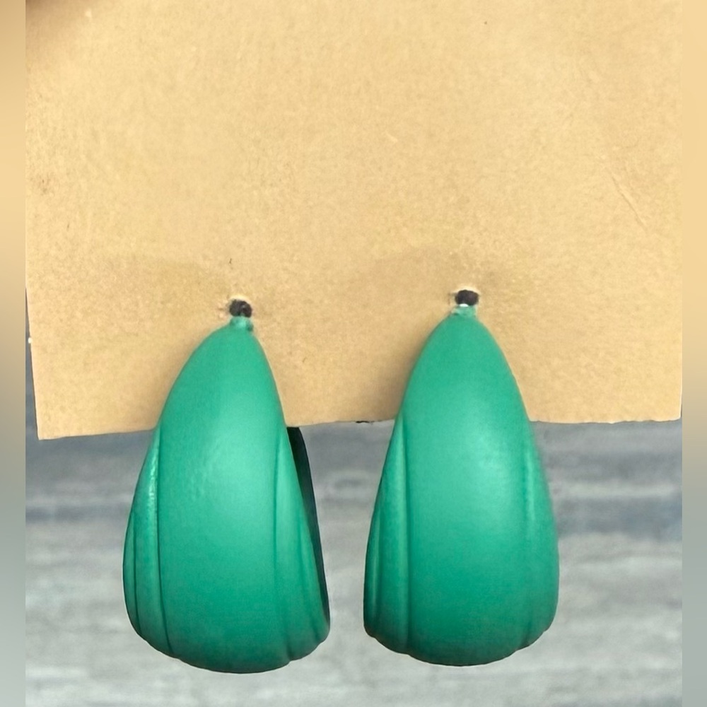 Green Earrings